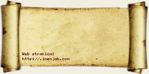 Isak Baretić vizit kartica